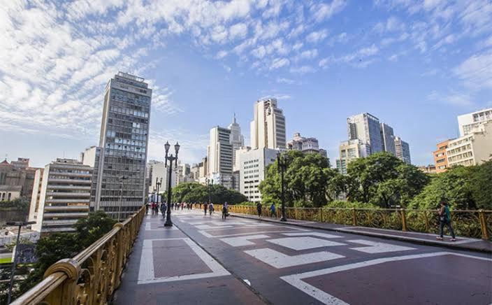 Apartamento Bem Localizado Centro De Sp São Paulo Exteriör bild